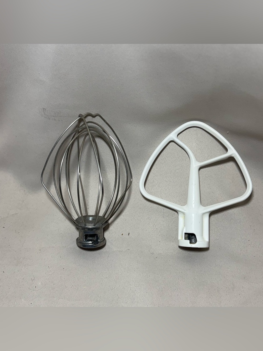 Kitchenaid Stand Mixer Attachments Wire Whip & Coated Flat Beater